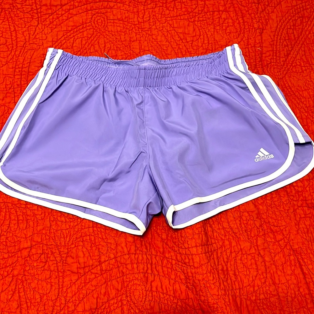 NWT adidas running short. Light purple